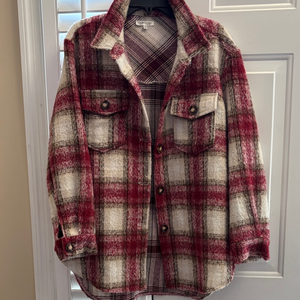 Carole Christen woman’s Plaid Jacket M